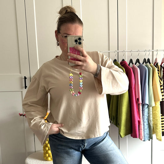 Basic longsleeve - beige