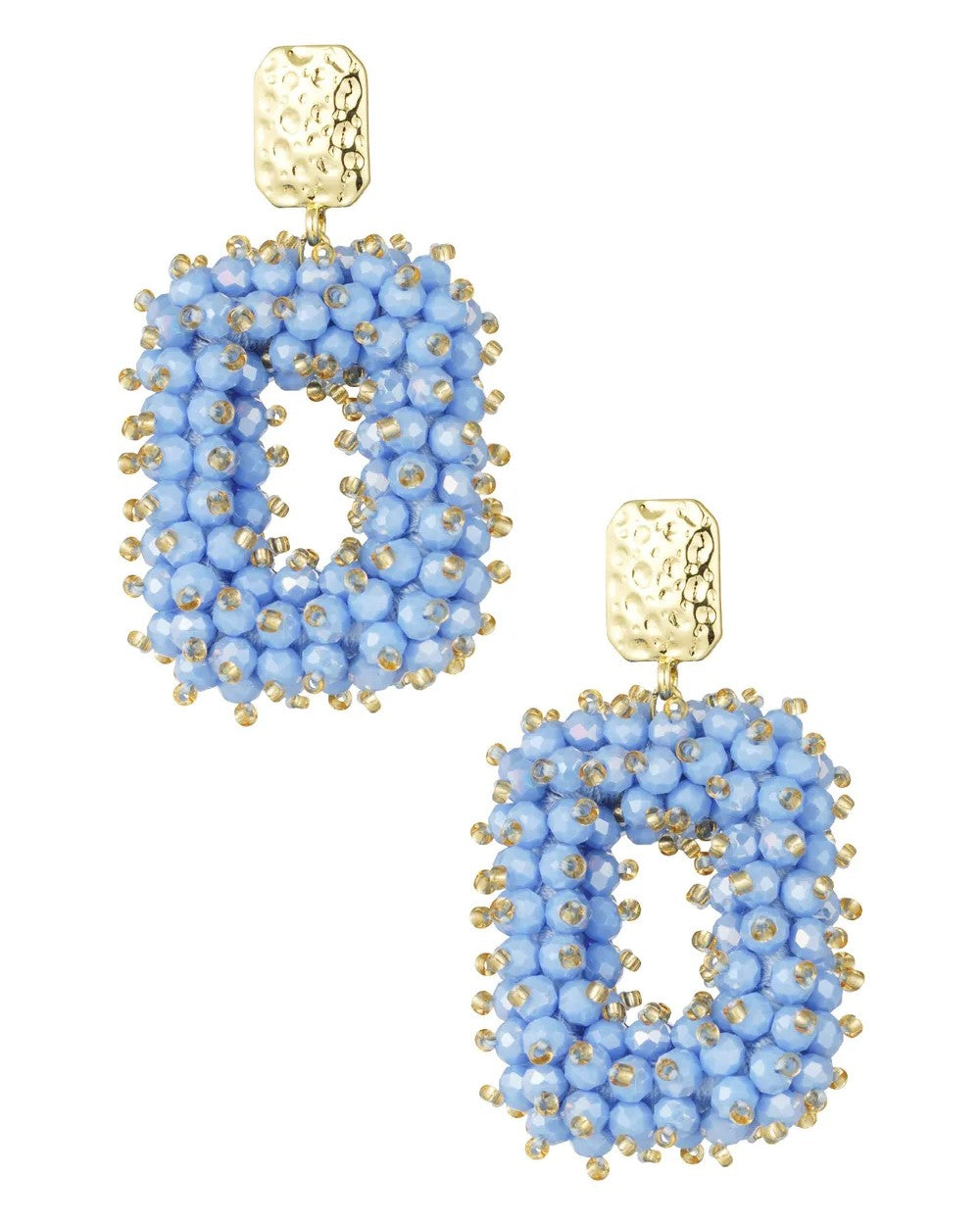 Oorbellen Shine - blauw