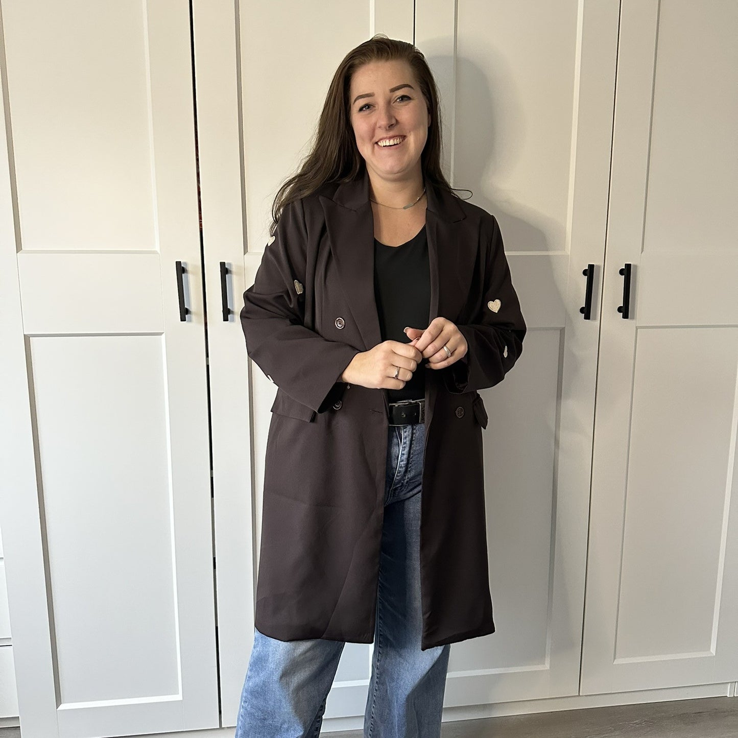 Blazer jack hartjes - Bruin