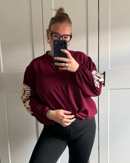 Blouse Nova - Bordeaux