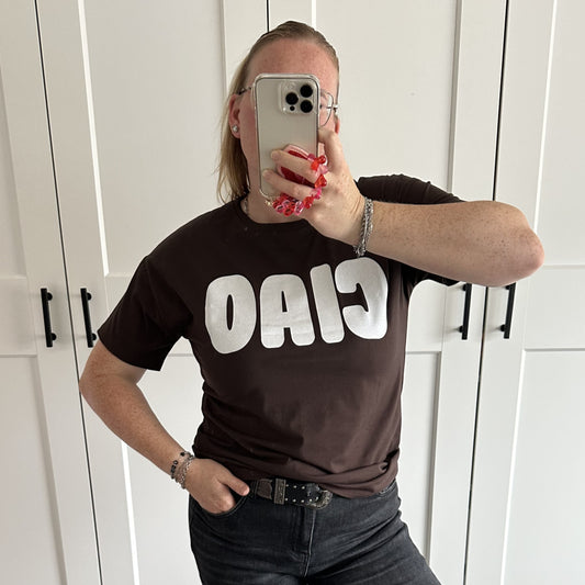 T-shirt Ciao - Bruin