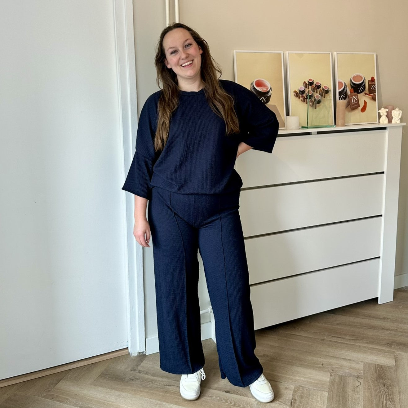 Zoë comfyset - Donker blauw