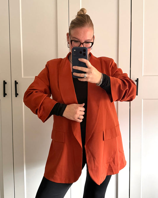 Basic blazer - roest