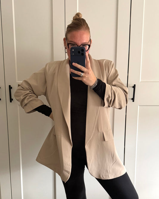 Basic blazer - beige