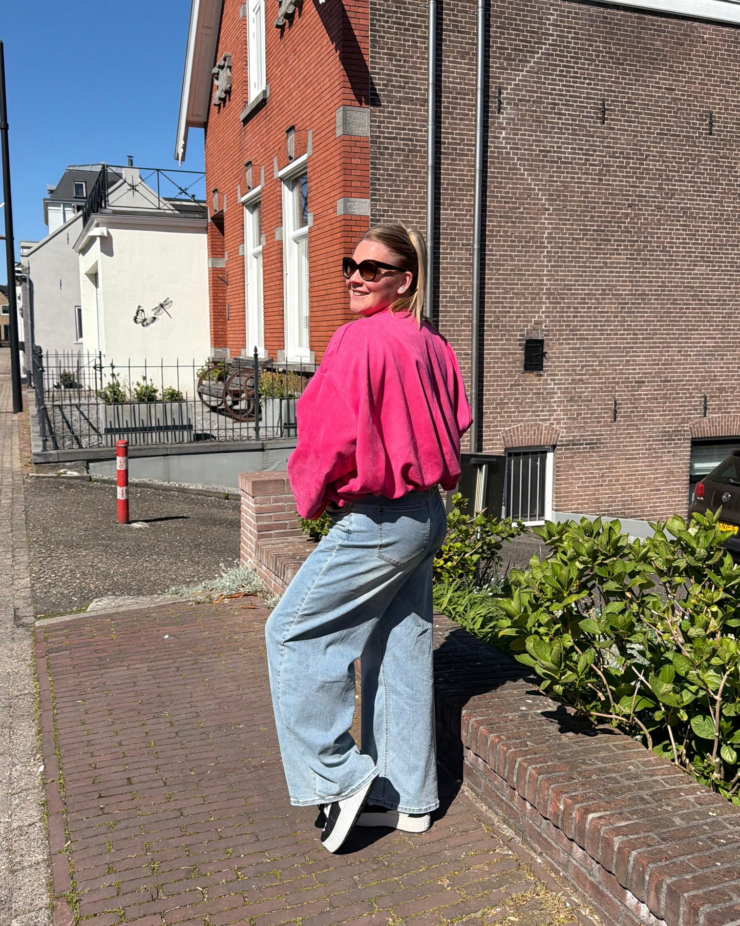 Jeans baggy ballon fit - licht blauw