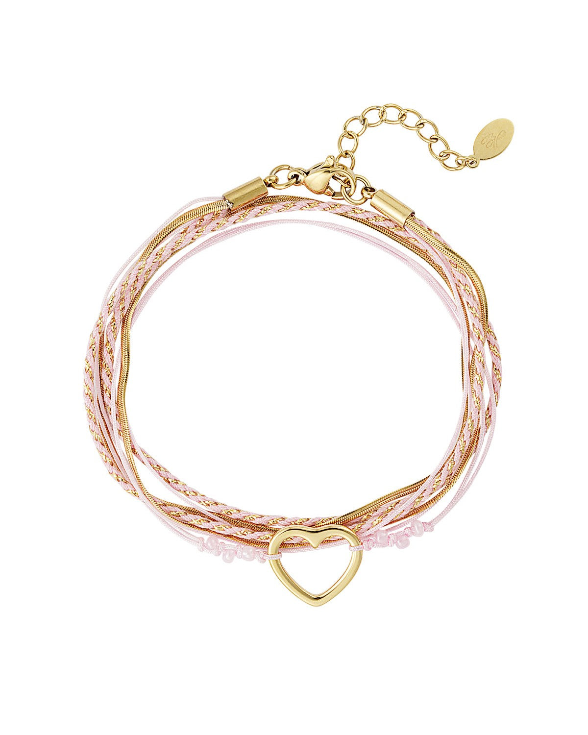 Armband summer flow - licht roze
