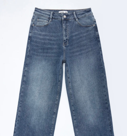 Jeans Laulia - donkere wassing