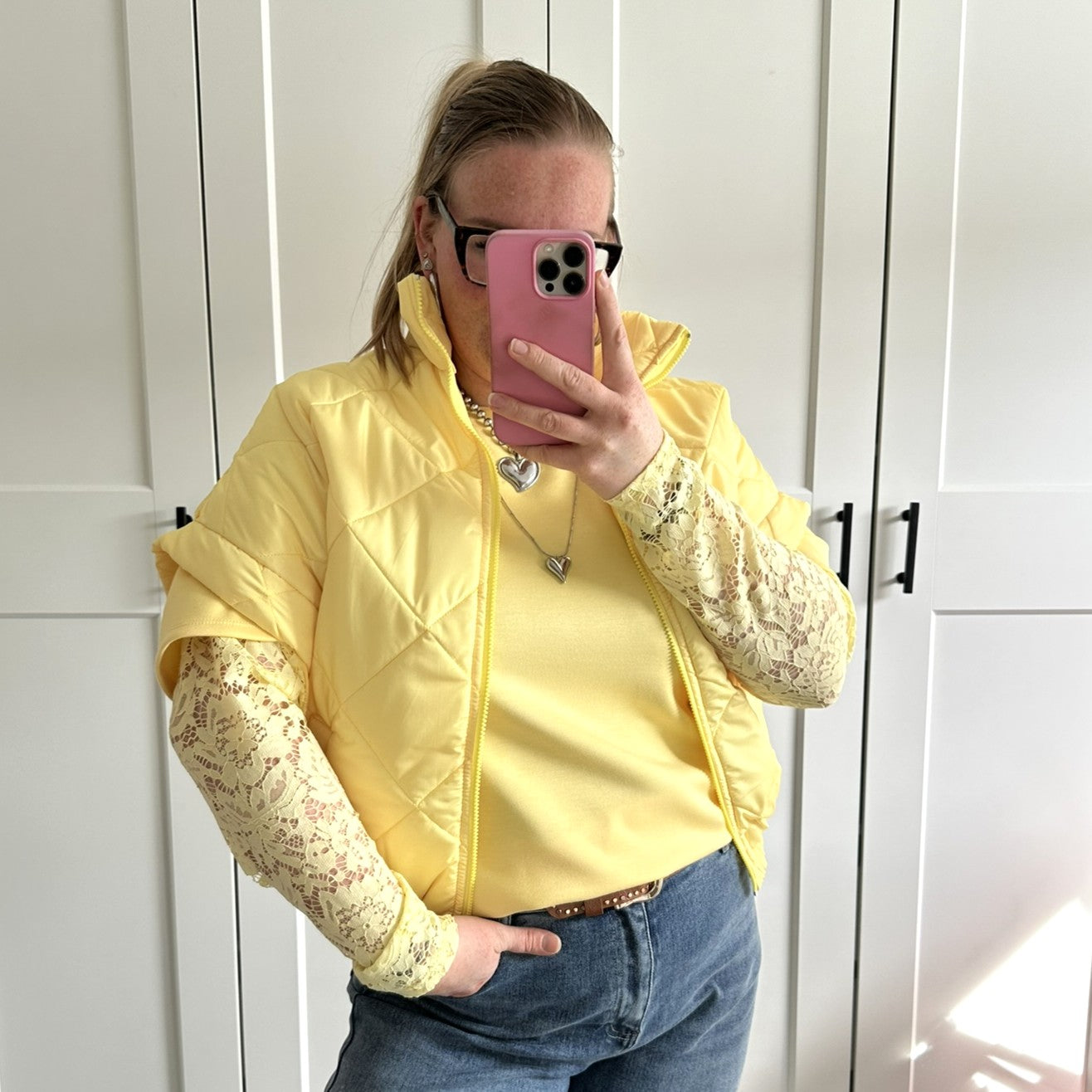 Bodywarmer - geel