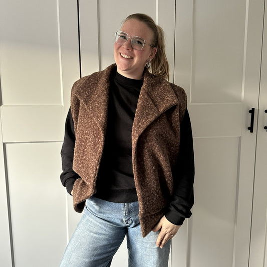 Gilet Noor - Bruin