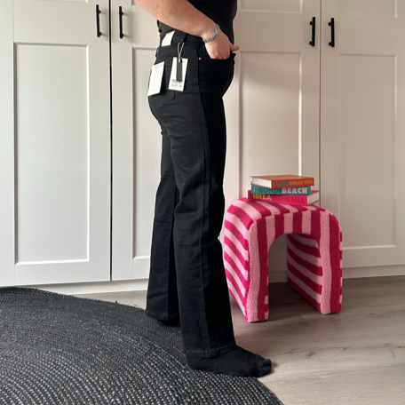 Goodies Jeans - zwart Wide leg