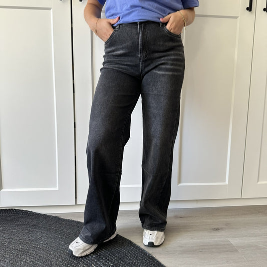 Jeans Goodies Wide leg - zwart