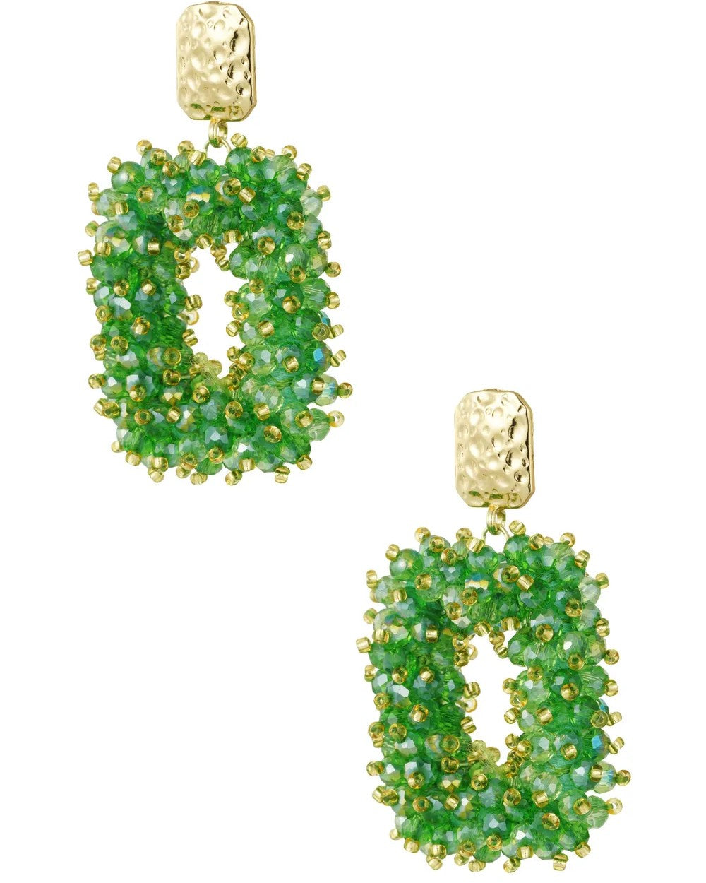 Oorbellen Shine - groen