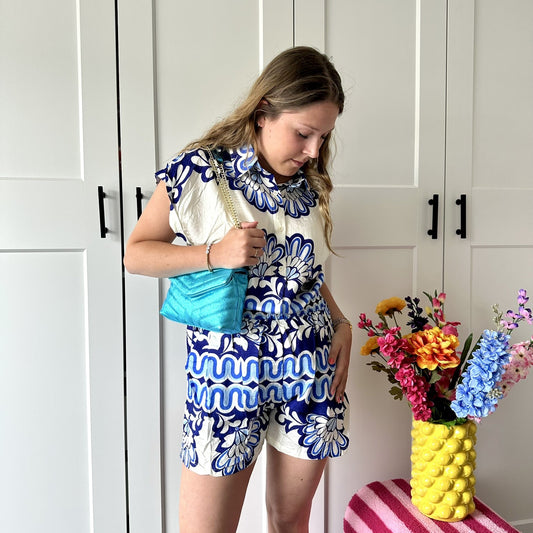 Tweedelige set Marrie - blauw