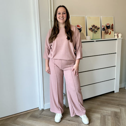 Zoë Comfyset - Oud roze