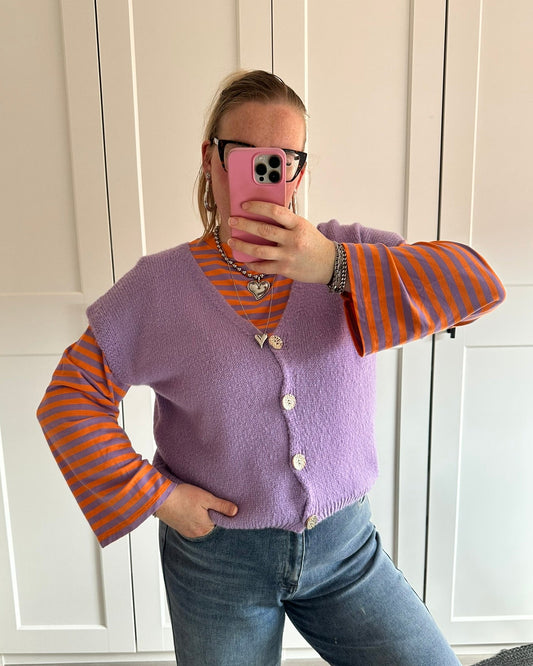 Vestje Fleur - blauw