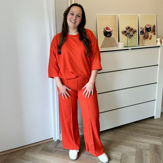 Zoë comfyset - Rood