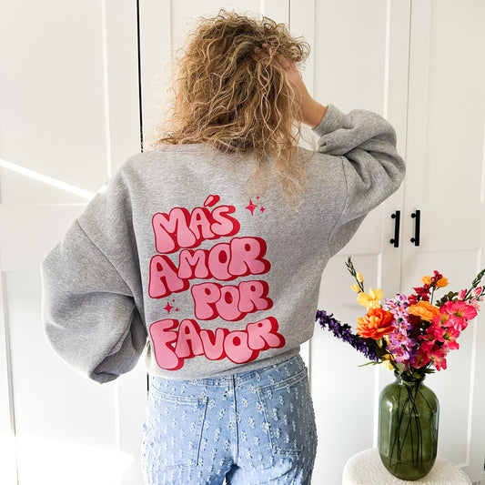 Sweater More Amour - zwart