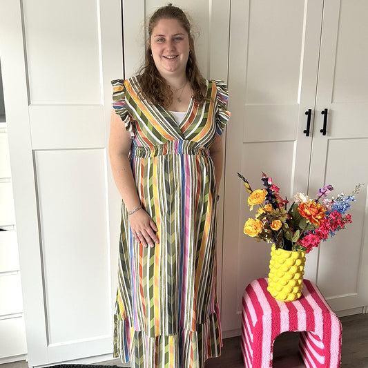Jurk Multi - groen