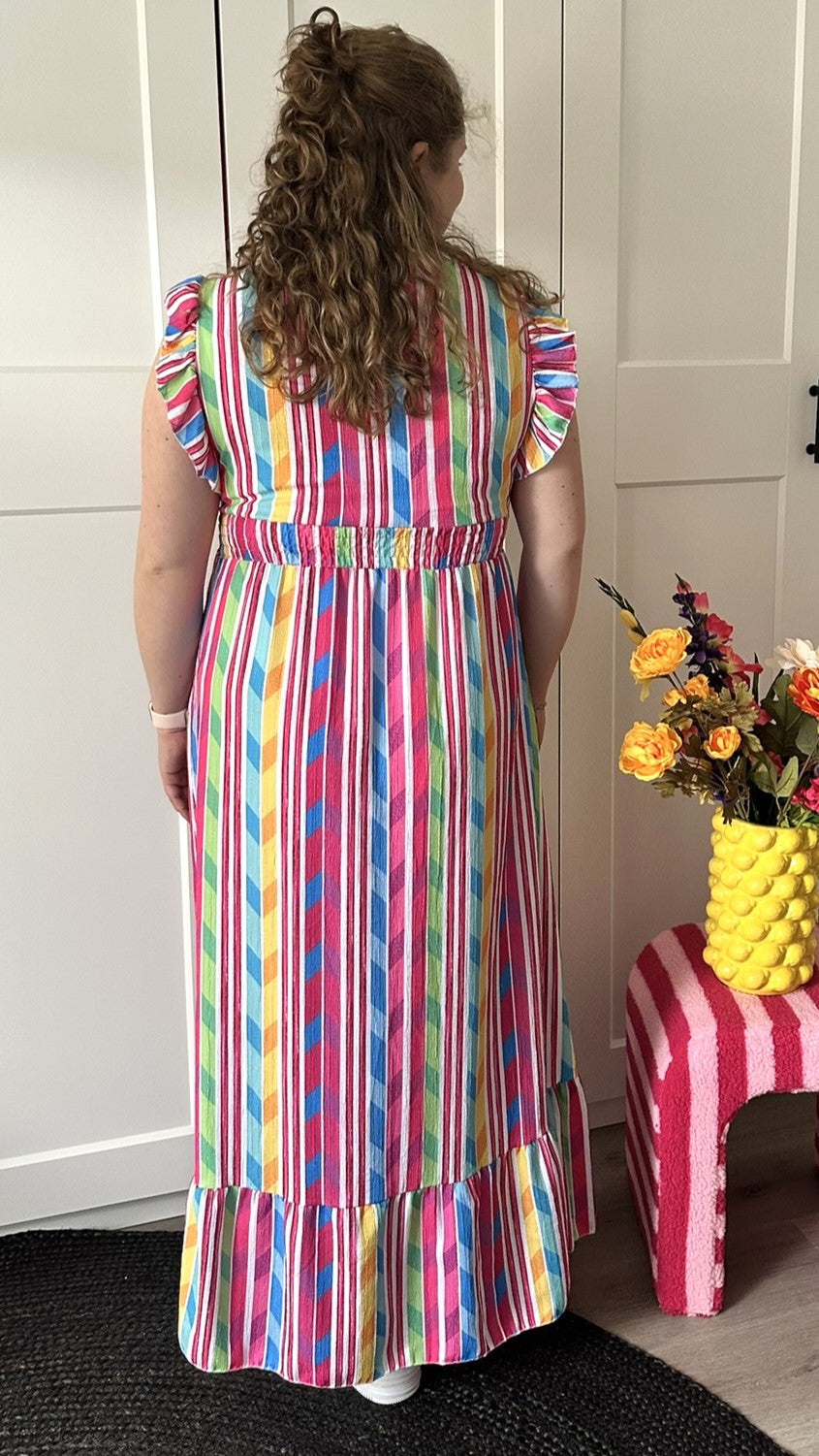 Jurk Multi - roze
