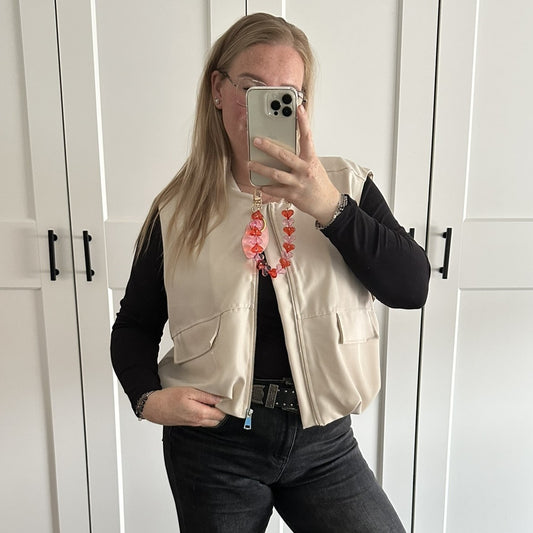 Bomber Gilet - Beige