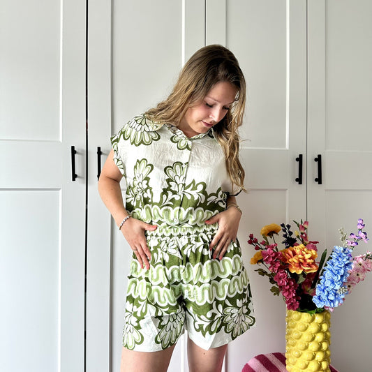 Tweedelige set Marrie - groen
