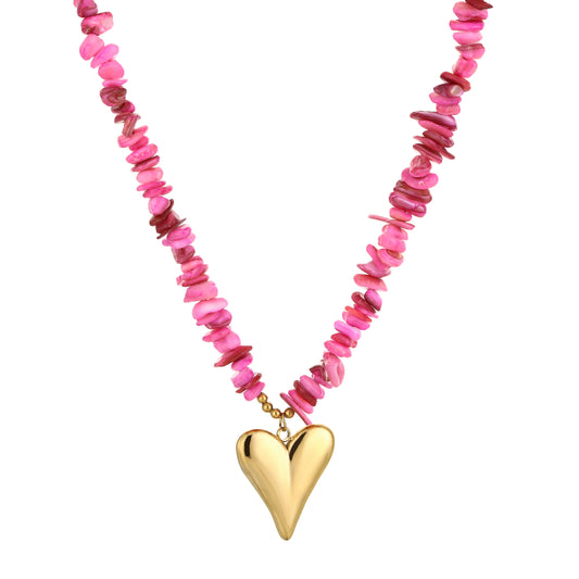 Ketting summer - Fuchsia