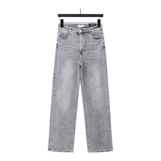 Jeans Laulia loose fit - grijs