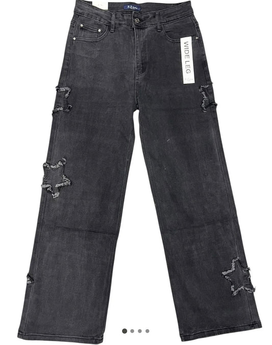 Jeans Ster - zwart (PRE-ORDER)