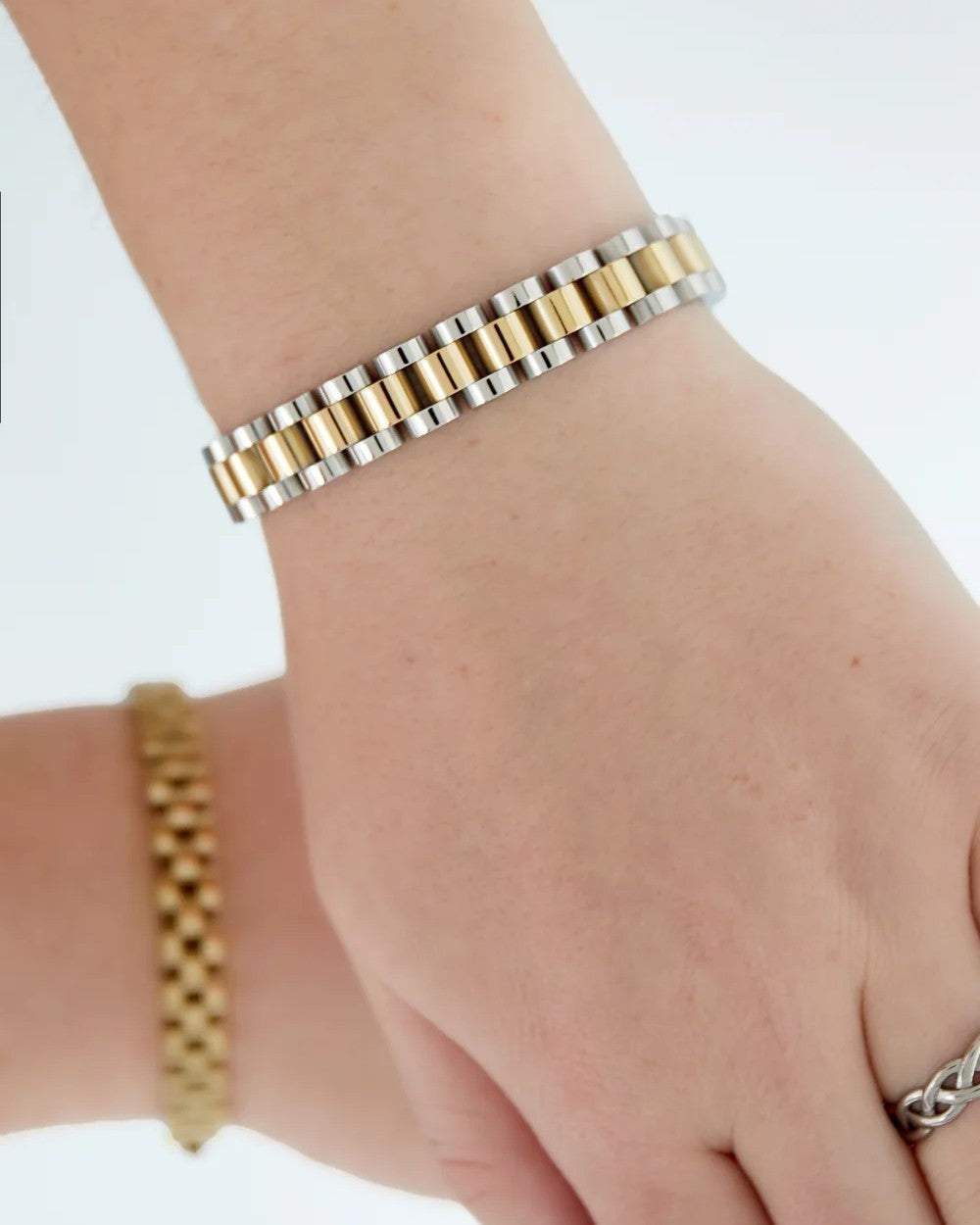 Classic schakelarmband - zilver