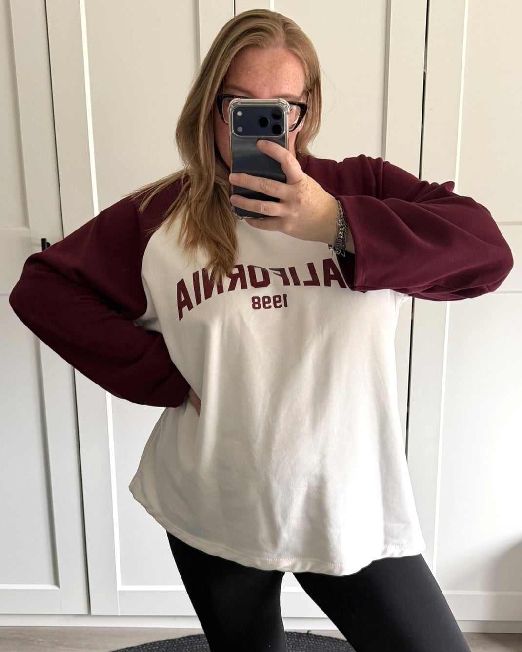 Longsleeve California - bordeaux
