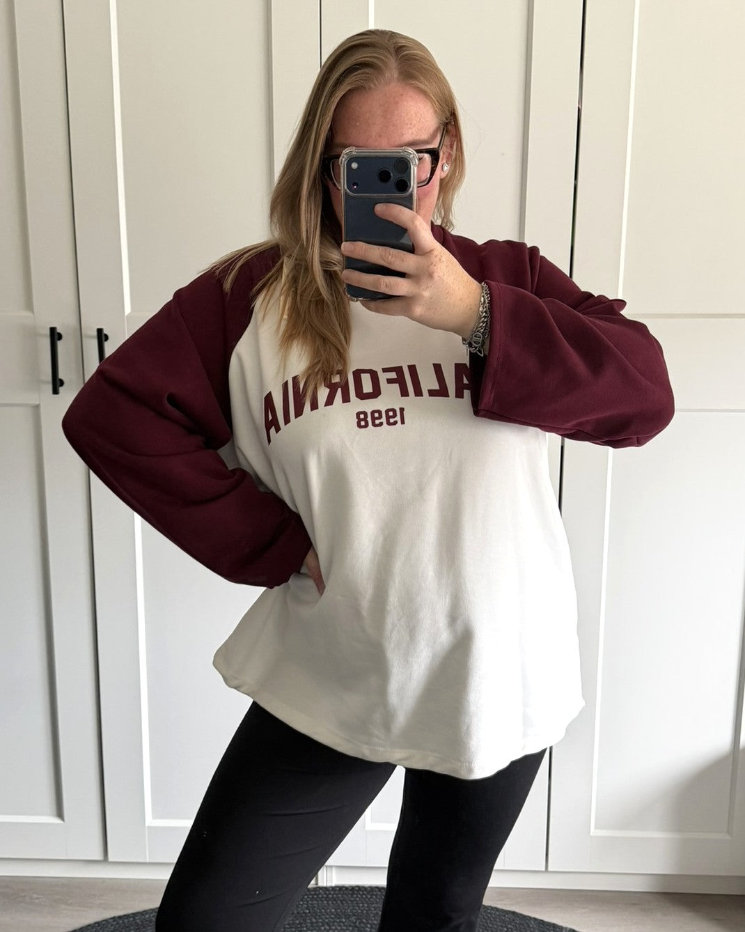Longsleeve California - bordeaux