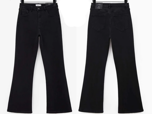 Jeans Laulia flared - zwart