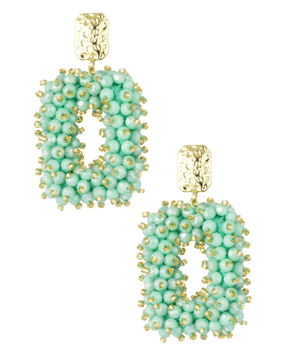 Oorbellen Shine - licht groen