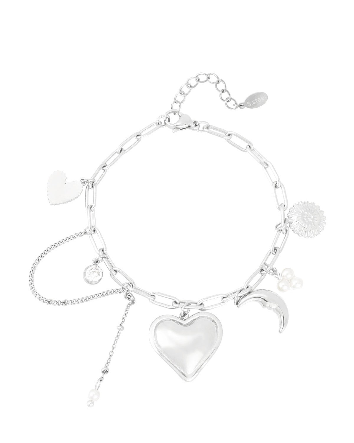 Armband moonlight lover - zilver