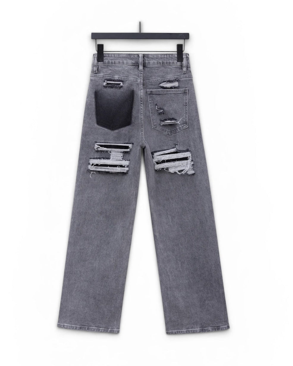 Jeans Demi pocketjeans - Grijs