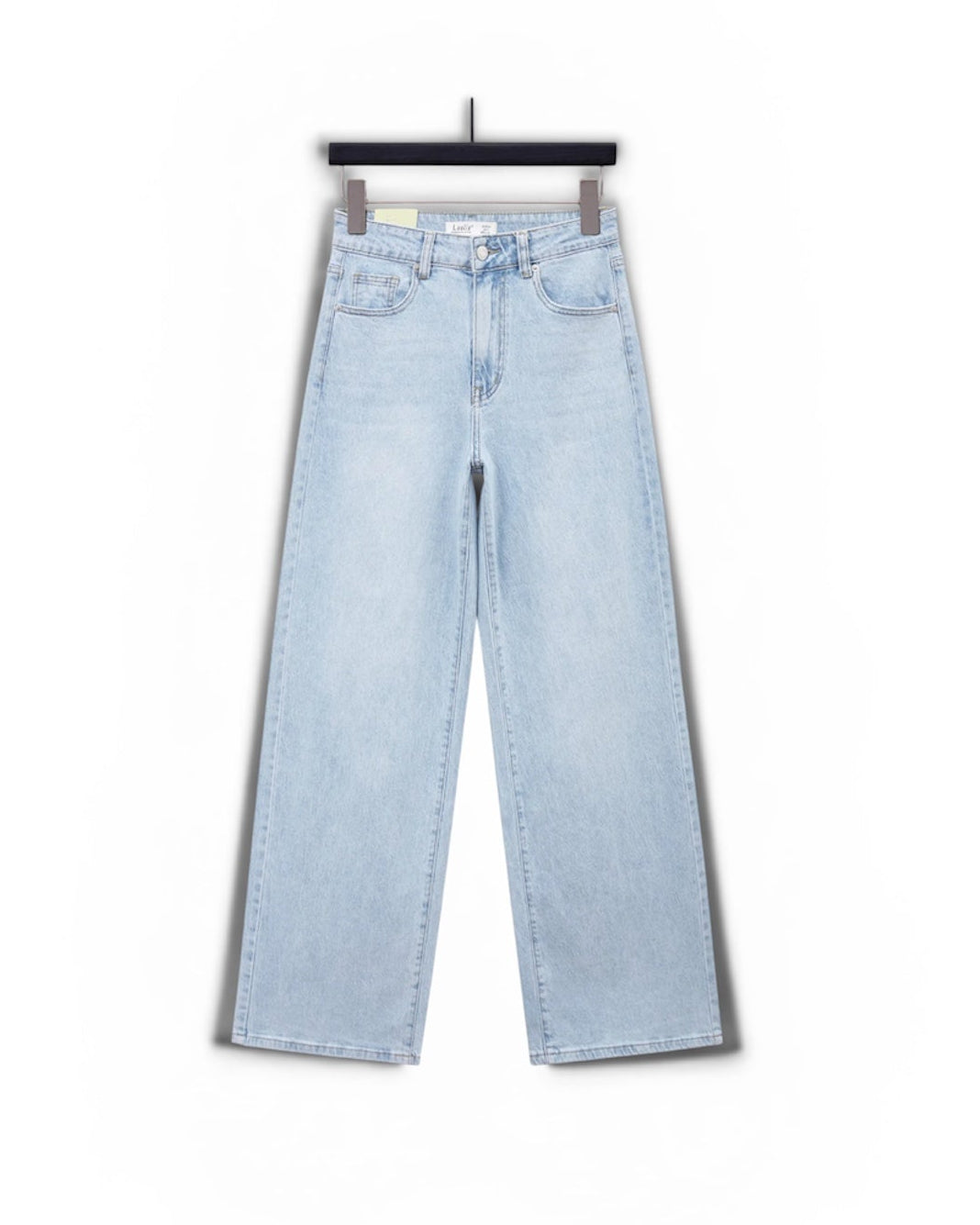 Jeans glitter zak - roze