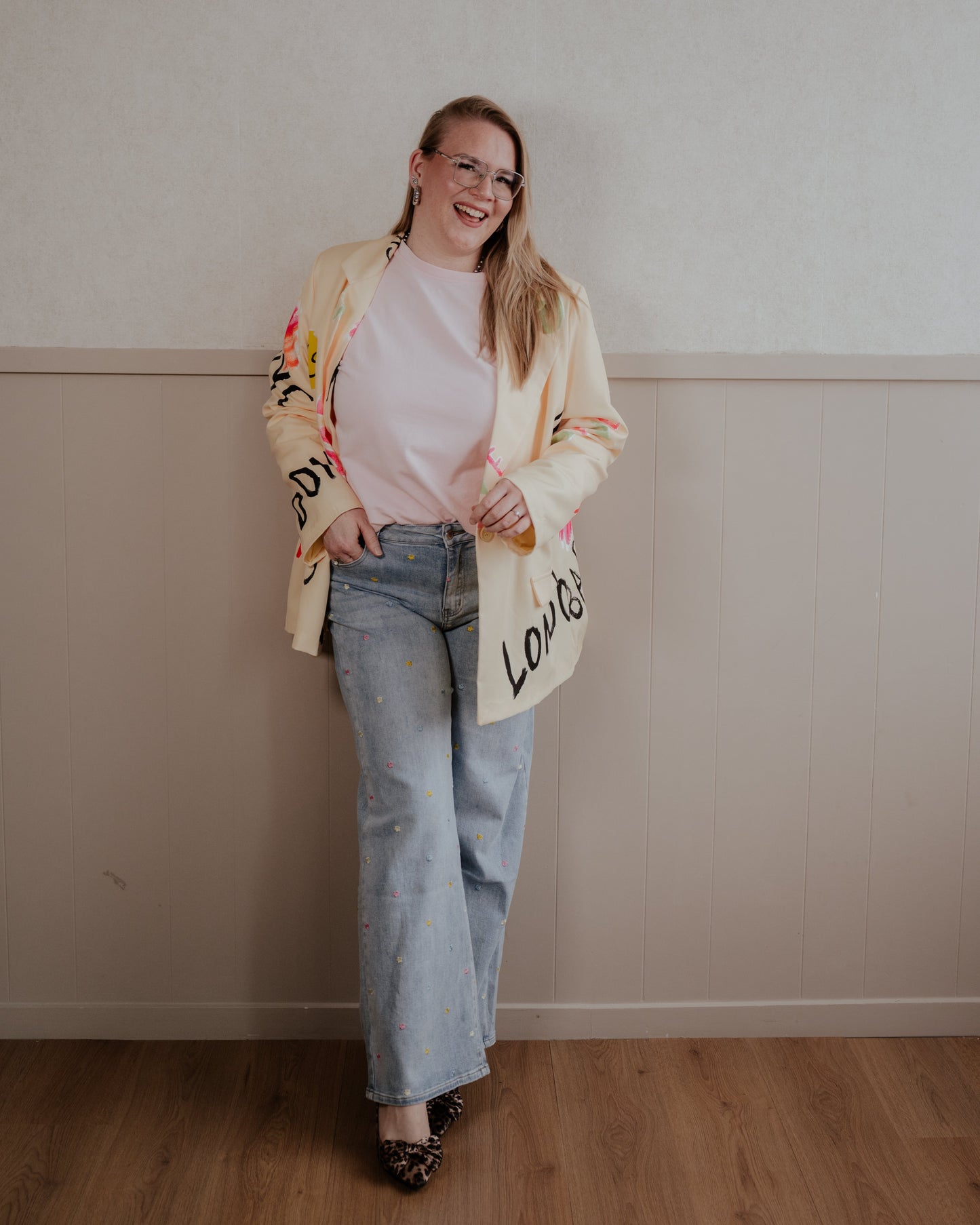 Blazer funky - geel