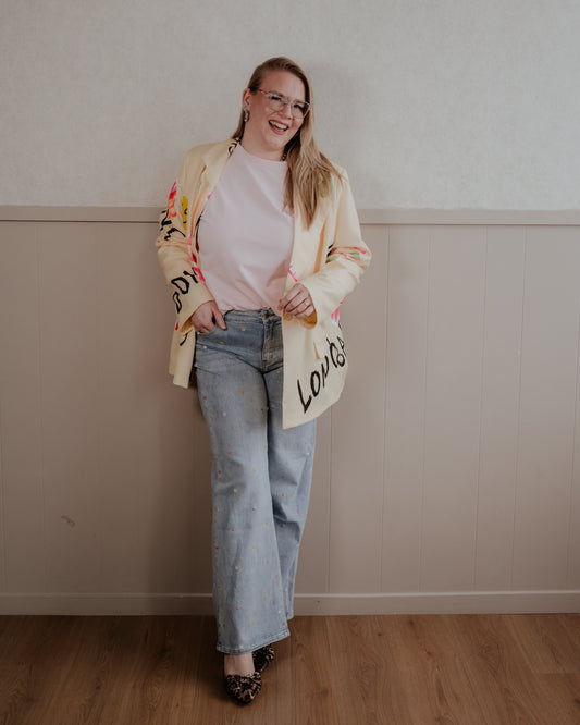 Blazer funky - geel