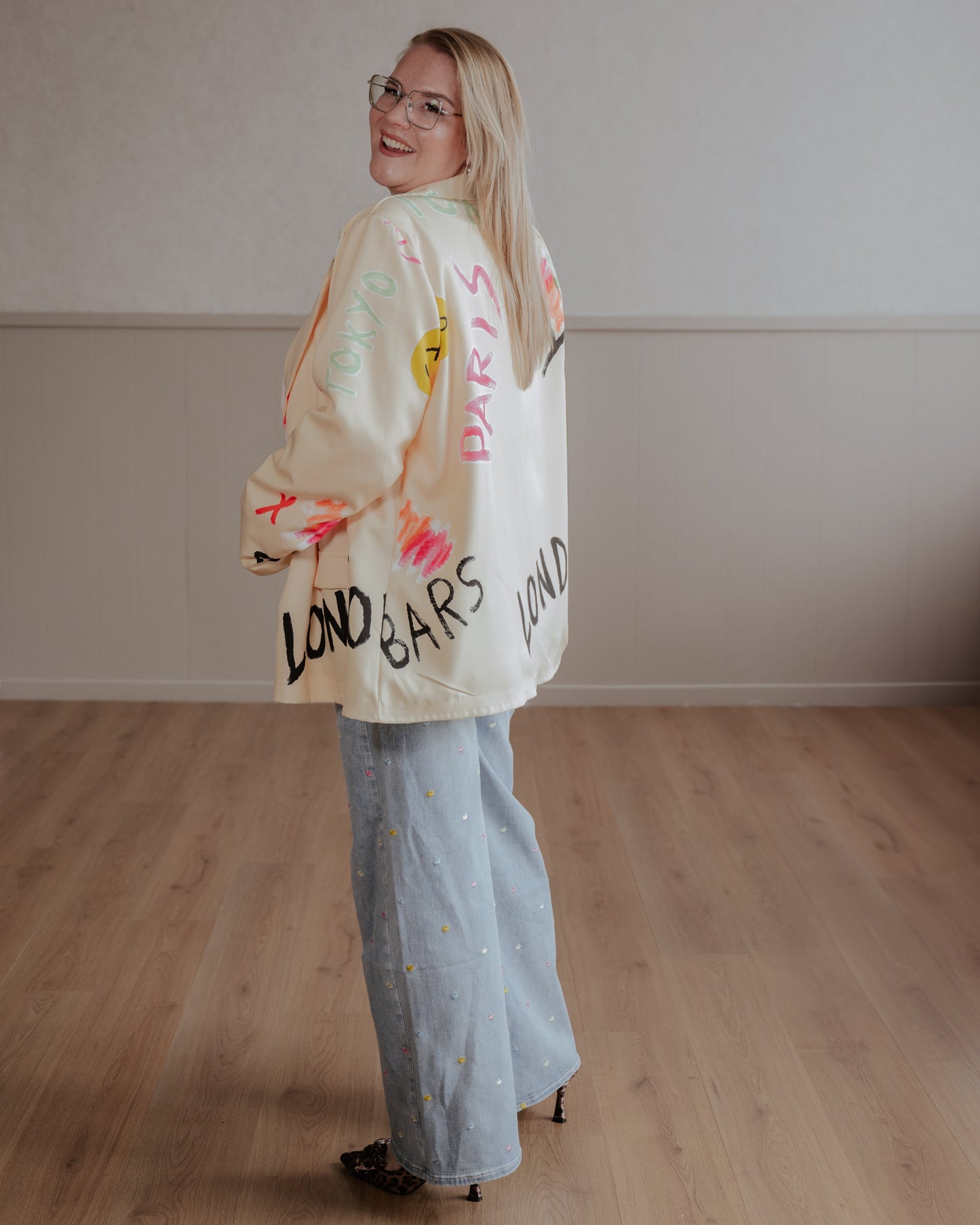Blazer funky - geel
