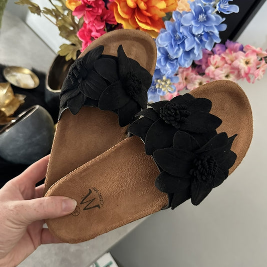 Slippers zwart