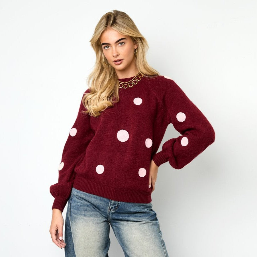 Knit Dottie - rood