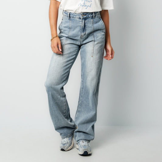 Jeans urban chic - blauw