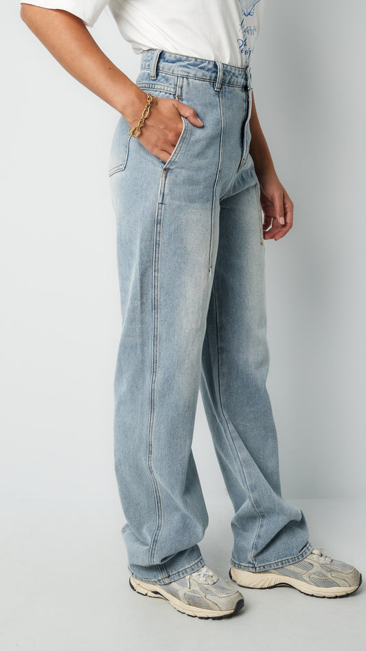 Jeans urban chic - blauw