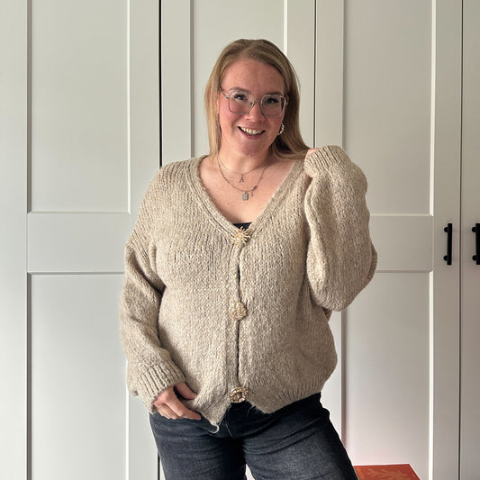 Cardigan Floor - Beige