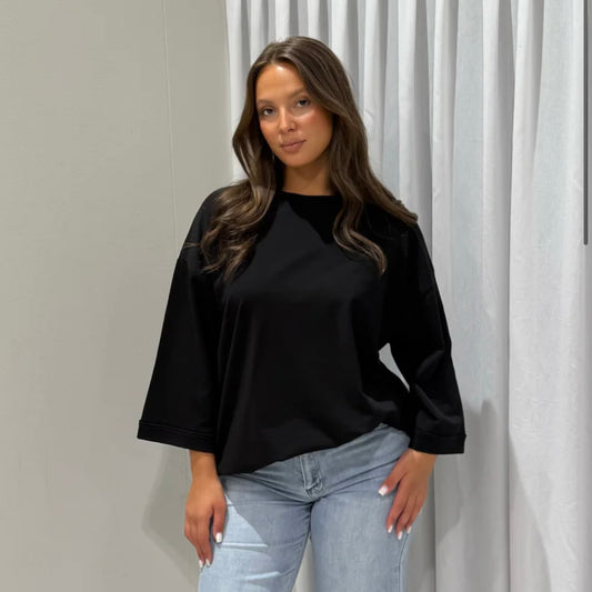 Sisi tee OVERSIZED - zwart