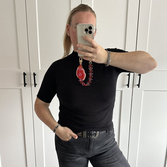 Basic shirt - Zwart (korte mouw)