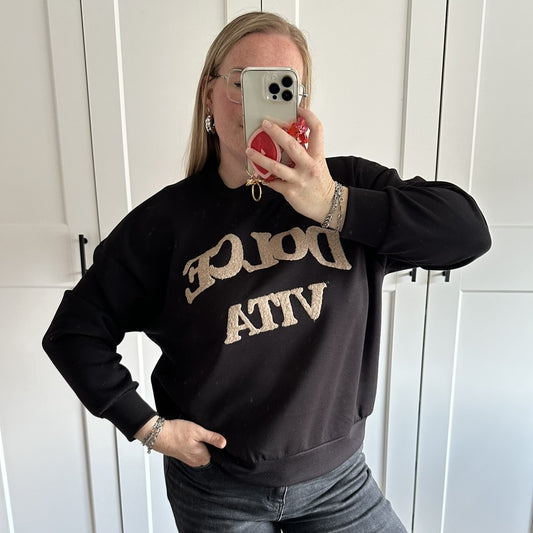 Dolce vita sweater - Zwart