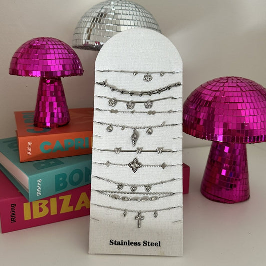 Display armband 1 uniek - Zilver