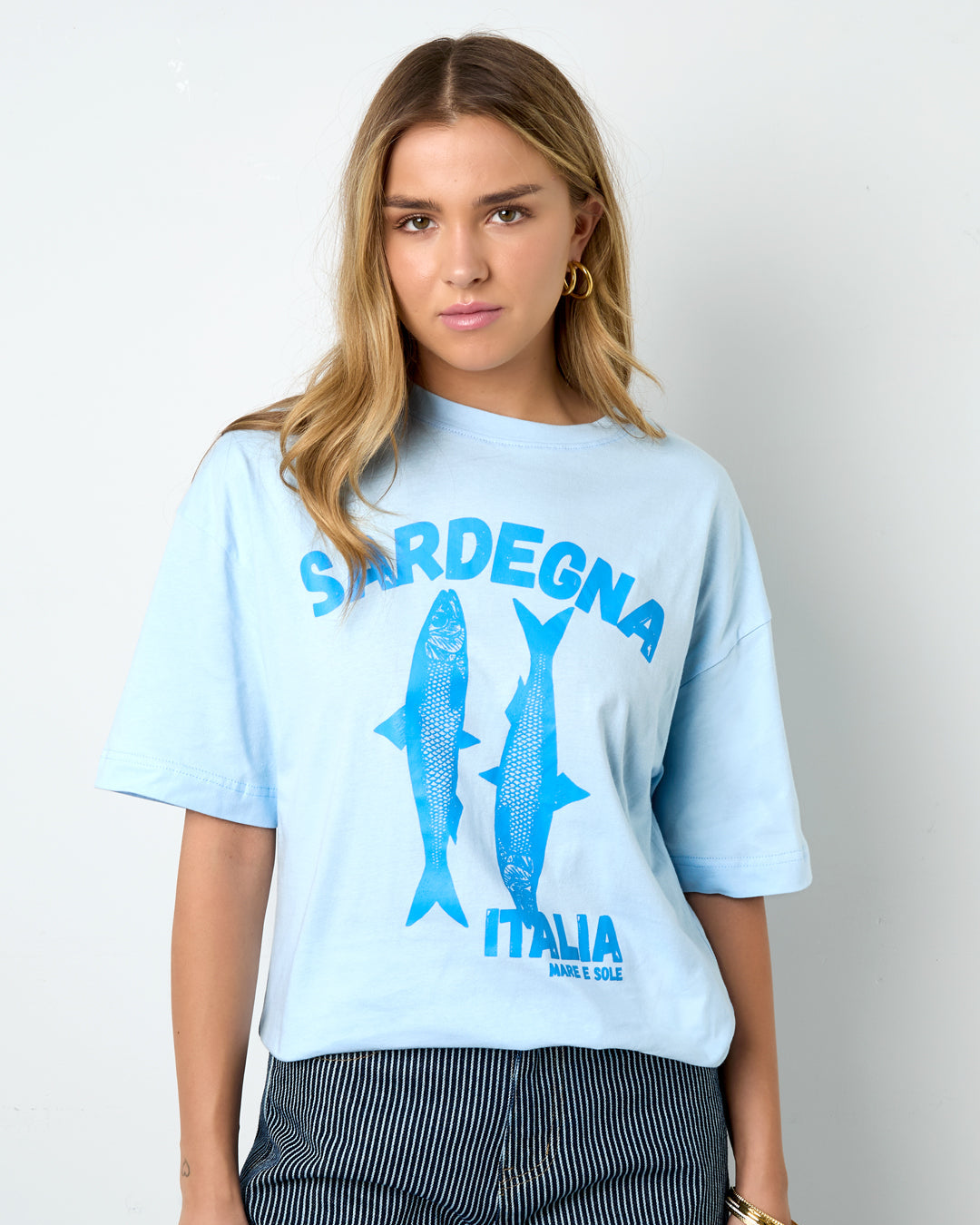 T-shirt Sardegna Italia - blauw