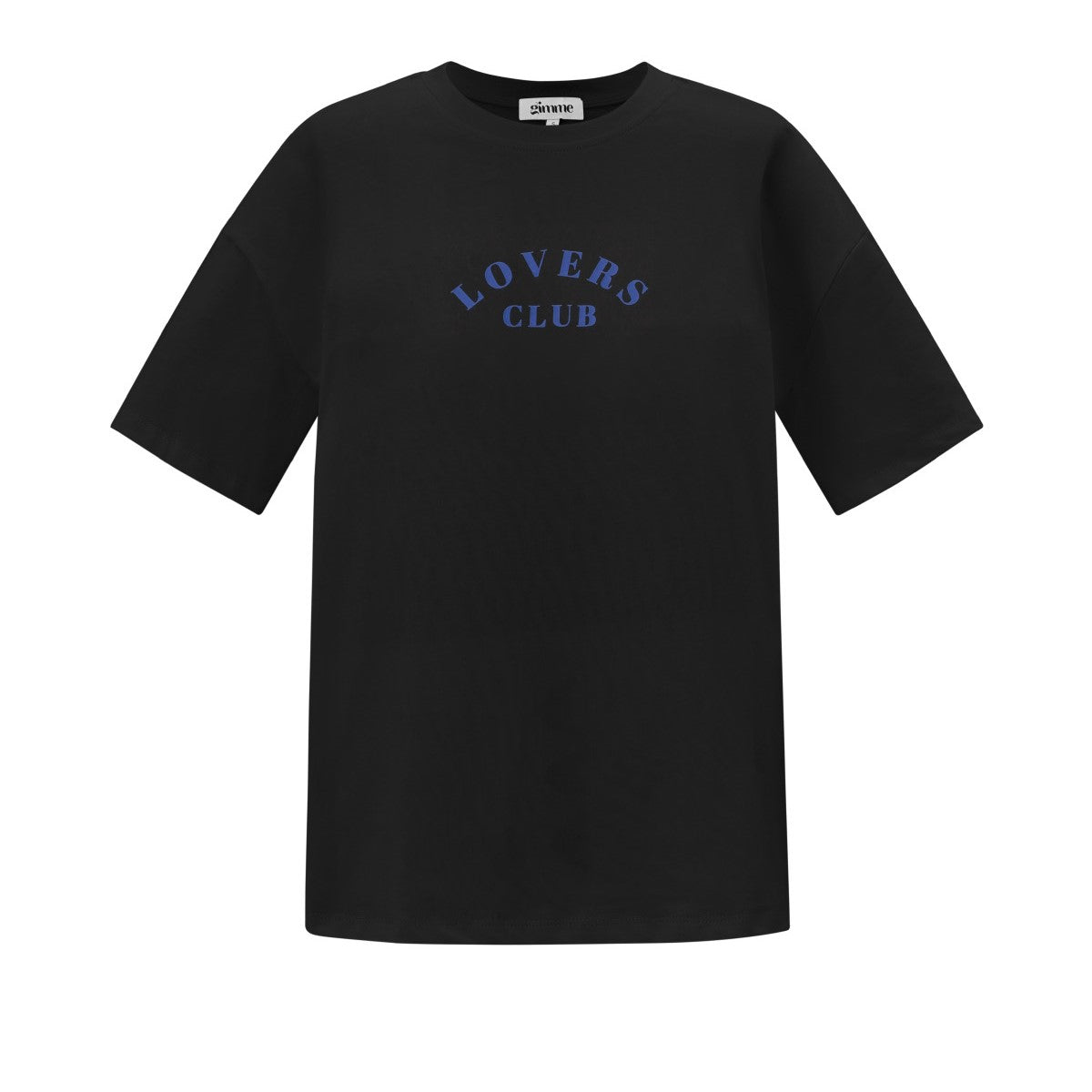 T-shirt Lovers club - zwart